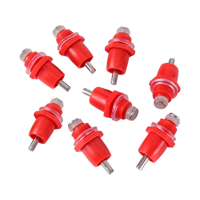 10 komada pojilica s bradavicama za pojenje za piliće, pojilice s bradavicama za prepelice i golubove s automatskim izvorom vode Potrepštine za uzgoj peradi