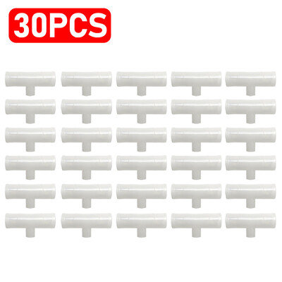 30-6db automata csirke itatótál madár vízpoharak PVC póló idomok 20/25mm műanyag állattartó itató póló csatlakozó