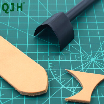 QJH Leather V Punch Punch σε σχήμα V Leather Craft Punch Tool, Belt Tair Chopping Leather Punch Cutter Tools Επεξεργαστής διάτρησης