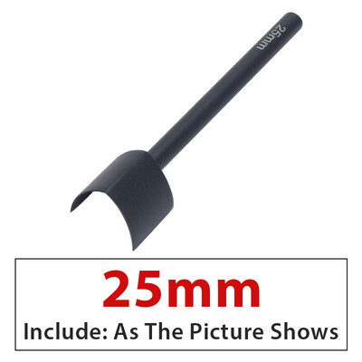 QJH Piele V Punch Poanson în formă de V Instrument de poanson artizanal din piele, Curea de tăiat coada Piele Cutter Instrumente de tăiat Poanson Procesor de perforare