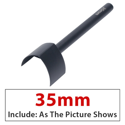 QJH Piele V Punch Poanson în formă de V Instrument de poanson artizanal din piele, Curea de tăiat coada Piele Cutter Instrumente de tăiat Poanson Procesor de perforare