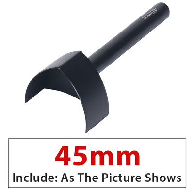 QJH Piele V Punch Poanson în formă de V Instrument de poanson artizanal din piele, Curea de tăiat coada Piele Cutter Instrumente de tăiat Poanson Procesor de perforare