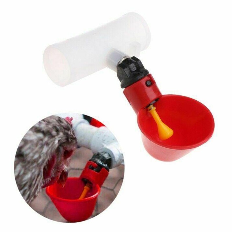 5/10 buc. Hrănitor automat pentru pui de păsări cești de băut cu apă, găini, păsări, prepelițe, hrănitor pentru porumbei, adăpători pentru mamelon, instrument de reproducere pentru hrănire