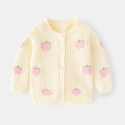 0-7T Νεογέννητο Παιδικό Λεπτό Πουλόβερ Ζακέτα για Μωρά Αγόρια Κορίτσια Καλοκαιρινό Φθινοπωρινό Πλεκτό Πλεκτό Παλτό Πλεκτό Ρούχα Μακρυμάνικο