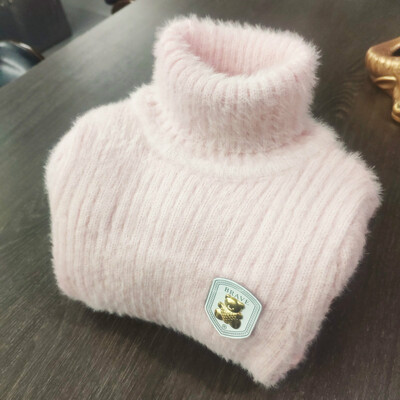 Őszi Tél Fiúk Lányok Pulóverek Gyerekek garbós Meleg Mink Kasmír Pulóverek Fiúk Pulóverek Kisfiú Ruhák Gyerek Felsők