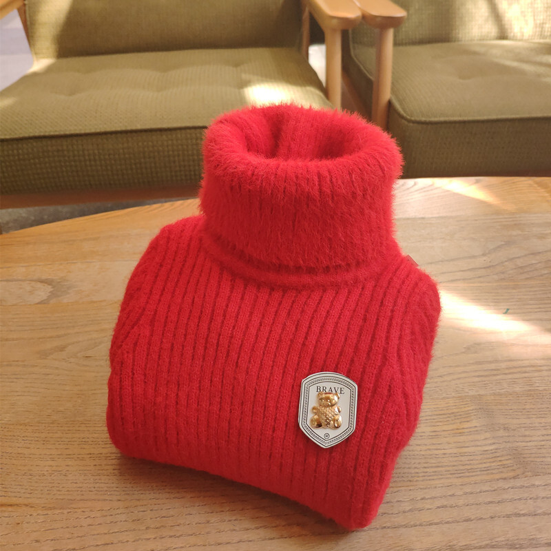 Őszi Tél Fiúk Lányok Pulóverek Gyerekek garbós Meleg Mink Kasmír Pulóverek Fiúk Pulóverek Kisfiú Ruhák Gyerek Felsők