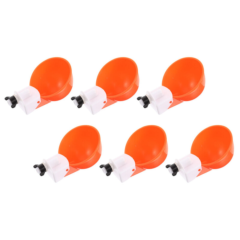 6 gab Ūdens dozators Vistas dzirdinātāji Dzērienu krūzes Bļodas Krūzes Strūklaka 980X630X630CM Laistīšanas apelsīnu barotājs balodis