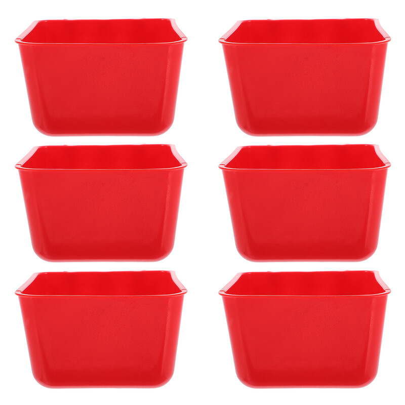 6 db Bird Coop vályús etetőpoharak csirke kellékek madarak vizes tál függő papagáj ketrec etető ivó