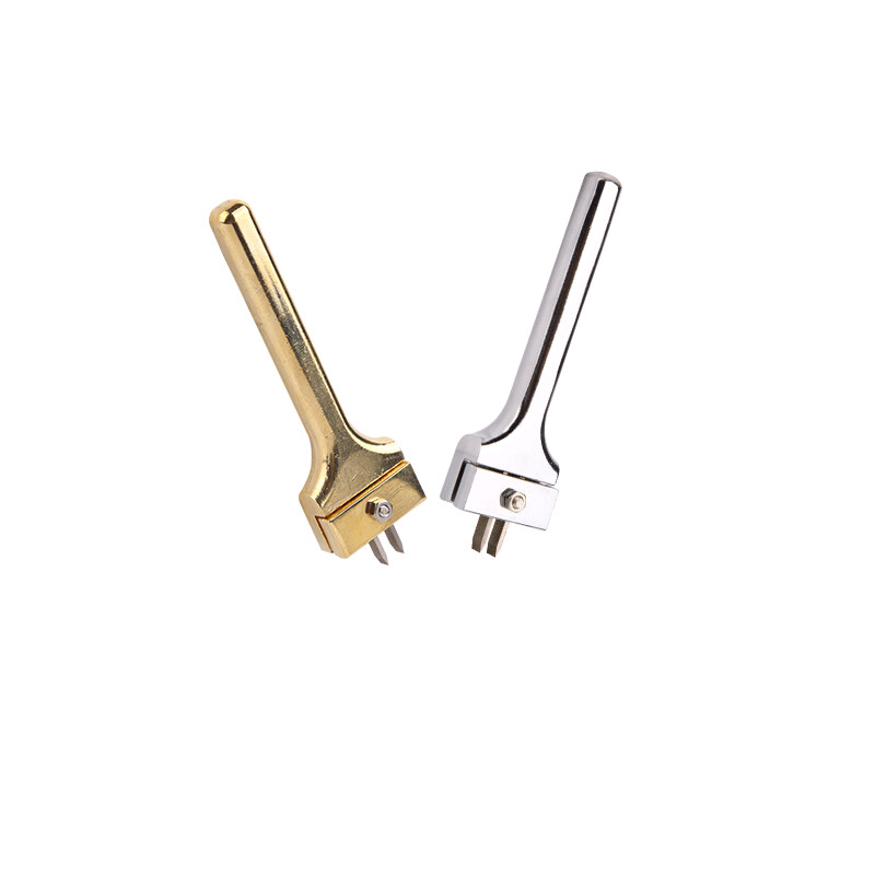 Ādas amatniecības instruments, regulējams dakšu perforators Magnētiskā poga Spraude Uzstādīšanas instrumenti 4–25 mm caurumu atstatums, ar rokām darināts perforators