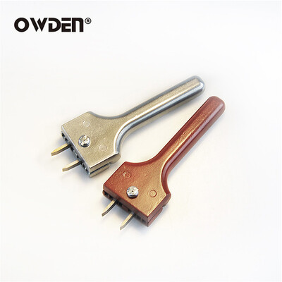 OWDEN Leather Adjustable Fork Puncher Spacing  4-25mm Handmade DIY Hole Spacing Tool Magnetic Button Installation Tool