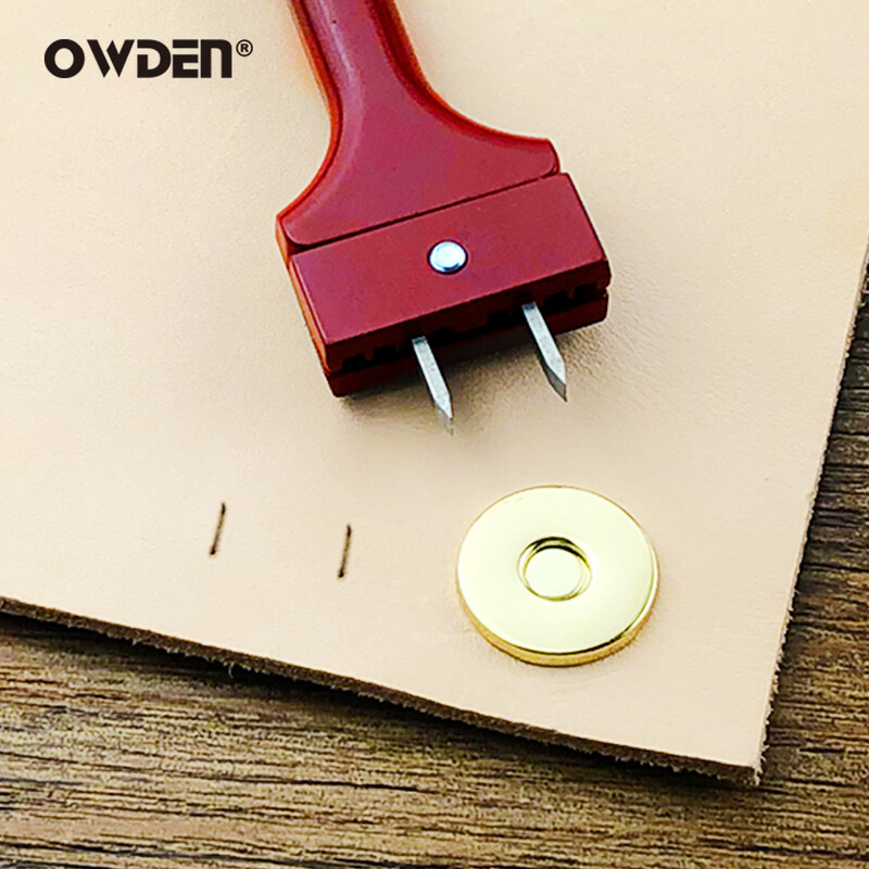 OWDEN kožna podesiva bušilica s razmakom 4-25 mm ručno izrađeni DIY alat za razmak rupa, alat za ugradnju magnetskog gumba