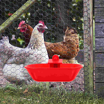 5 τμχ Automatic Drinking Fountain Chick Feeder and Waterer Kit Chicken Feeders Drinkers Watering System Dispenser Pipes Pp Cup