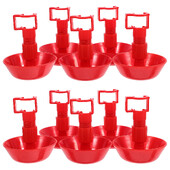 10 gab. Vistas dzirdinātāja laistīšanas sistēma ganību pīļu krūzes Trušu mājputnu barības barotavas automātiskā putnu dzērāja vēdera paipalas