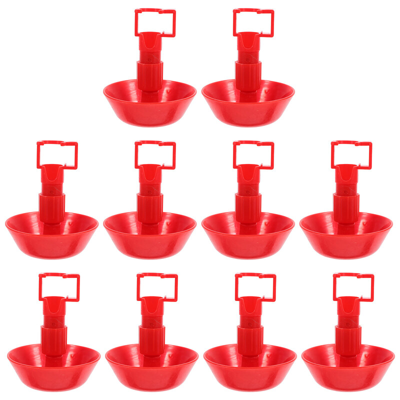 10 gab. Vistas dzirdinātāja laistīšanas sistēma ganību pīļu krūzes Trušu mājputnu barības barotavas automātiskā putnu dzērāja vēdera paipalas