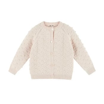 Lovely Toddler Girls Knitted Cardigan Βαμβακερή πλεκτή Βρεφικό πουλόβερ για κορίτσια Άνοιξη Φθινόπωρο Χειμώνας Παιδικά Πανωφόρια