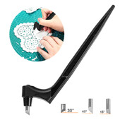 Barkácsolás kézműves vágóeszközök 360 fokban forgatható rozsdamentes acél penge papírvágó 3 cserepenge papír ablak faragó toll