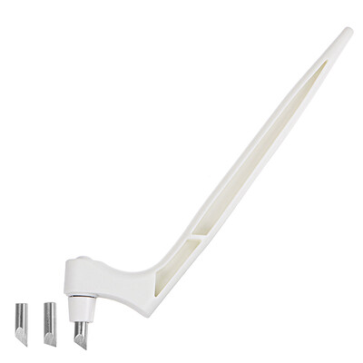 Barkácsolás kézműves vágóeszközök 360 fokban forgatható rozsdamentes acél penge papírvágó 3 cserepenge papír ablak faragó toll