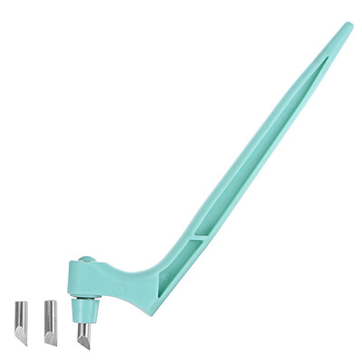 Barkácsolás kézműves vágóeszközök 360 fokban forgatható rozsdamentes acél penge papírvágó 3 cserepenge papír ablak faragó toll