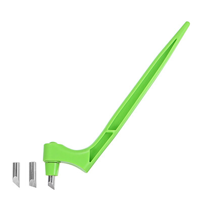 Barkácsolás kézműves vágóeszközök 360 fokban forgatható rozsdamentes acél penge papírvágó 3 cserepenge papír ablak faragó toll