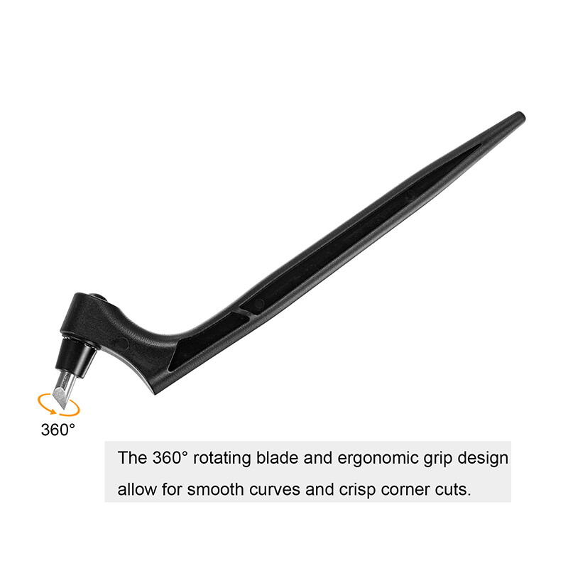 Barkácsolás kézműves vágóeszközök 360 fokban forgatható rozsdamentes acél penge papírvágó 3 cserepenge papír ablak faragó toll