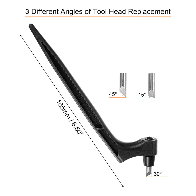 Barkácsolás kézműves vágóeszközök 360 fokban forgatható rozsdamentes acél penge papírvágó 3 cserepenge papír ablak faragó toll