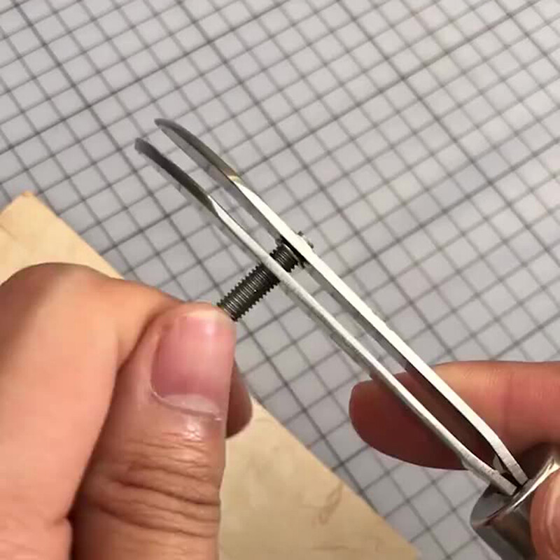 1 buc. Cusătură reglabilă pentru margini din piele Canelură din piele Artizanat pentru canelură Instrument de bricolaj Sertzor pentru piele, canelare și canelare