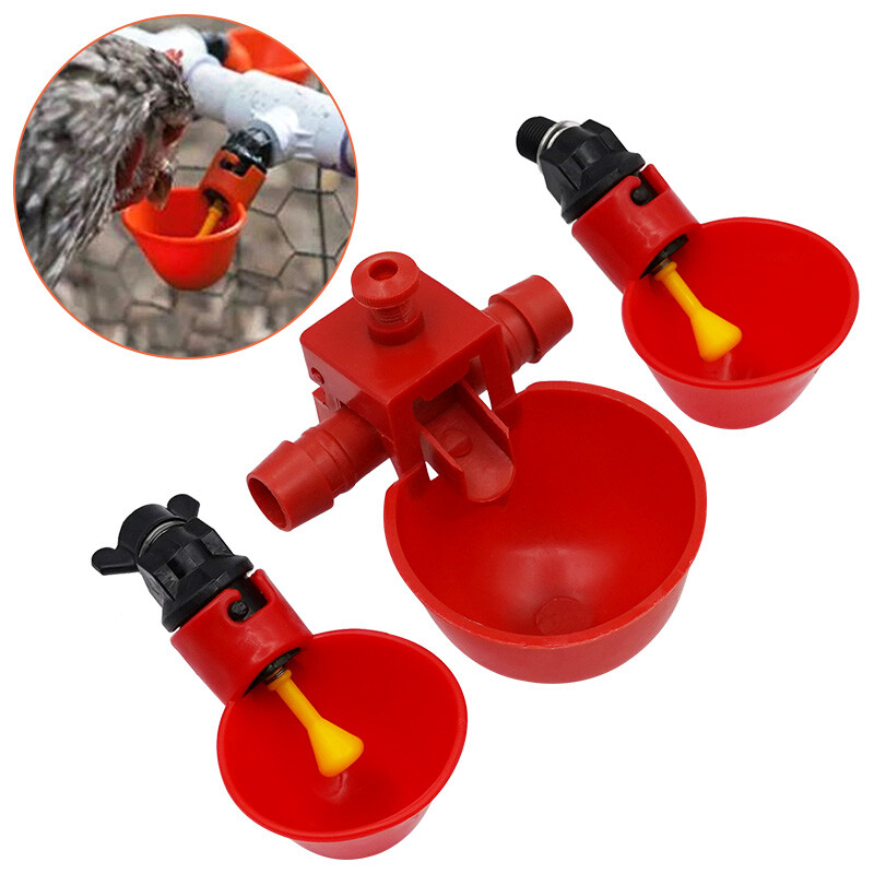 1/3/5/10 buc. Adăpator automat de pui pentru prepeliță, ceașcă de apă agățată, bol de băut, ceașcă de apă pentru păsări, păsări de curte