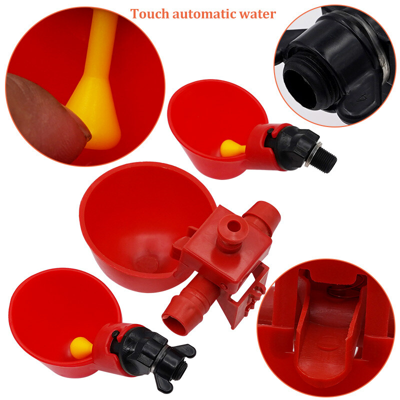 1/3/5/10 buc. Adăpator automat de pui pentru prepeliță, ceașcă de apă agățată, bol de băut, ceașcă de apă pentru păsări, păsări de curte