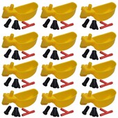 12 boluri de băut automat de prepeliță pentru puii Piegon Aprovizionare cu apă Adăpător de păsări din plastic Livrare gratuită