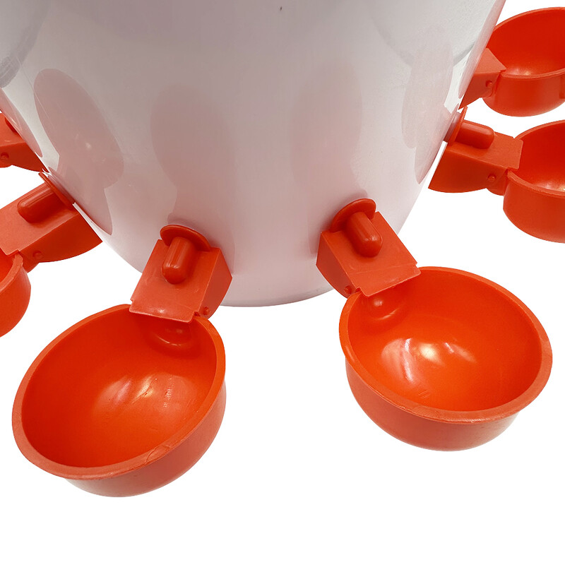 Bol pentru băutură automată de pui, pui de pasăre, rață, gâscă, cești suspendate pentru băut, distribuitor de băut pentru animale de fermă 1-20 buc