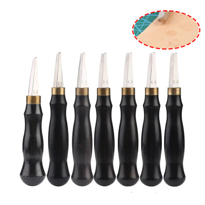 Fenrry Leather Edge Creaser DIY Leathercraft Marking Edge Decorate Line Tool Неръждаема стомана Shallow Groove Press Line Tools