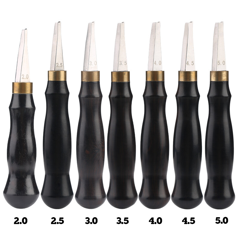 Fenrry Leather Edge Creaser DIY Leathercraft Marking Edge Decorate Line Alat od nehrđajućeg čelika za plitke žljebove Press Line Tools