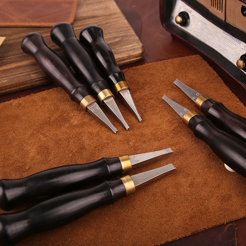 Fenrry Leather Edge Creaser DIY Leathercraft Marking Edge Decorate Line Alat od nehrđajućeg čelika za plitke žljebove Press Line Tools