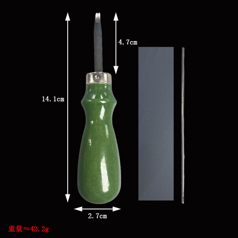 DIY alat za rezanje kožnih rukotvorina s 0,6 mm 1,4 mm drvenom drškom