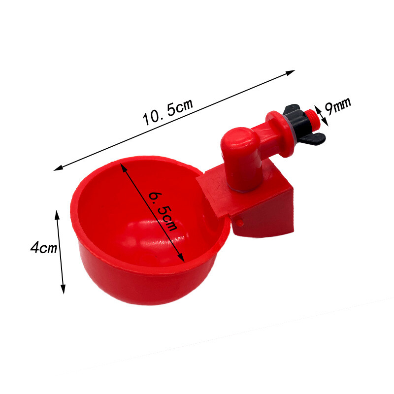 5 buc. ceașcă automată de apă de pui de plastic kit de adăpator pentru păsări de curte prepeliță porumbel pasăre cușcă iepure cușcă pentru păsări de curte