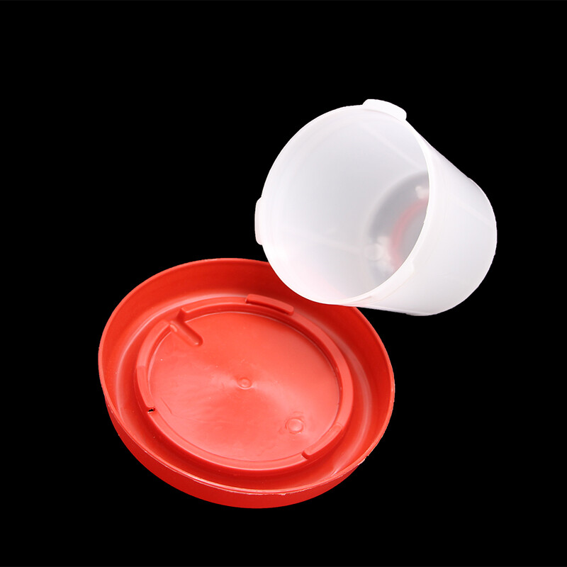 2 db műanyag baromfiitató 1 literes űrtartalmú víztartály itató ivópalack tál csirke napos csirke brojler tenyésztési eszközök