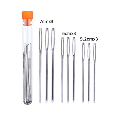 Set kožnih igala Igla za rukotvorine od kože Igla za šivanje Igla za popravak cipela Kožni ručni ubod Oštar alat za vezenje uboda
