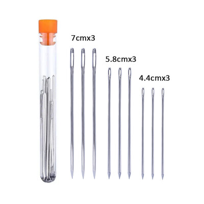 Set kožnih igala Igla za rukotvorine od kože Igla za šivanje Igla za popravak cipela Kožni ručni ubod Oštar alat za vezenje uboda