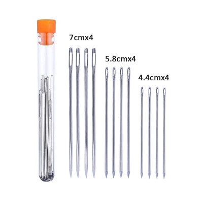 Set kožnih igala Igla za rukotvorine od kože Igla za šivanje Igla za popravak cipela Kožni ručni ubod Oštar alat za vezenje uboda