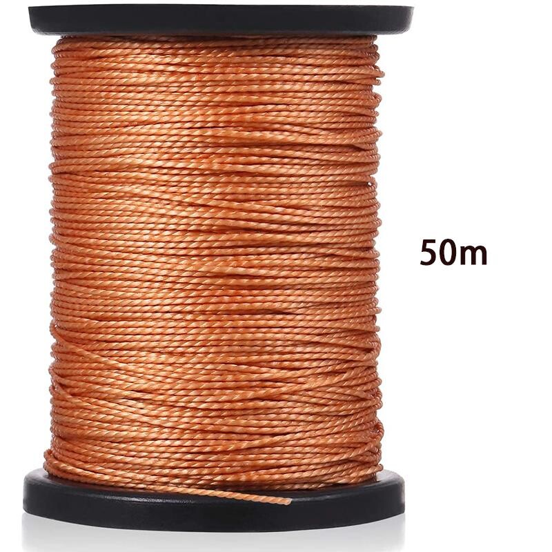 Bőrvarrókészlet barkácsolás Bőrvarrótű réz fogantyúval Bőr vászon sátorcipők javítóeszköz nejlon cérnával