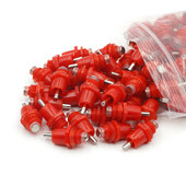 20 de bucăți de adăpători pentru pui, dozator automat de apă de prepeliță, porumbei, păsări, apă de hrănire cu șurub pentru creșterea păsărilor