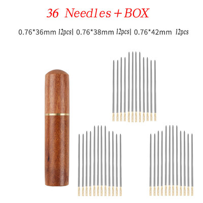 12/36 τμχ Τυφλή βελόνα ραψίματος Ηλικιωμένος από ανοξείδωτο χάλυβα Γρήγορη αυτόματη αυτοκλωστή βελόνας ραφής Πινακωτή βελόνας