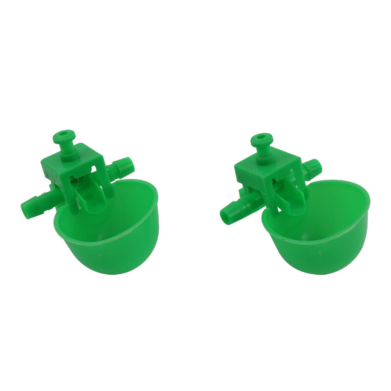 5db/10db Zöld csirke itatótál fürj baromfi automata etető itatópohár Baromfitenyésztési kellékek