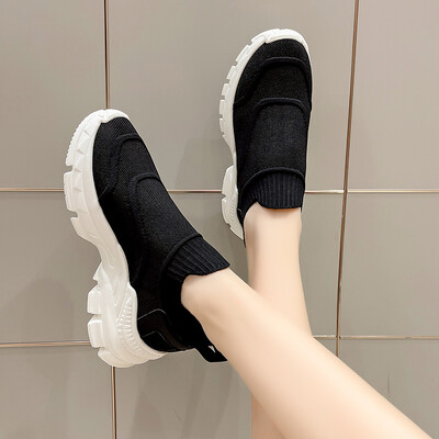 Pantofi de sport noi, comozi, pantofi de alergare, pantofi de alergare, pantofi de plimbare tricotati, 2023