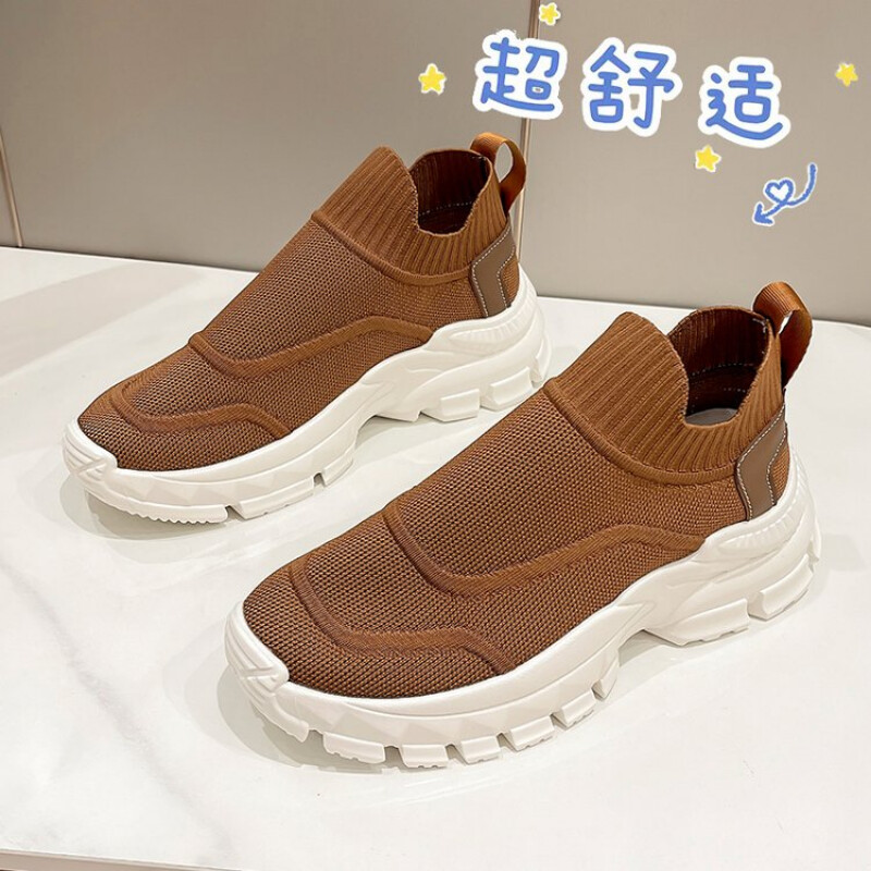 Pantofi de sport noi, comozi, pantofi de alergare, pantofi de alergare, pantofi de plimbare tricotati, 2023