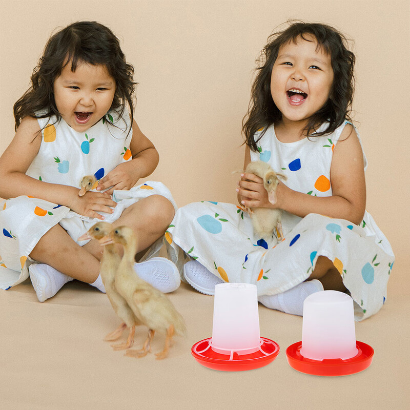 Căni de apă pentru pui Găleată pentru băut Suport pentru udare Hrănitoare Prepeliță 102x102cm Accesorii pentru adăpatoare Accesorii automate