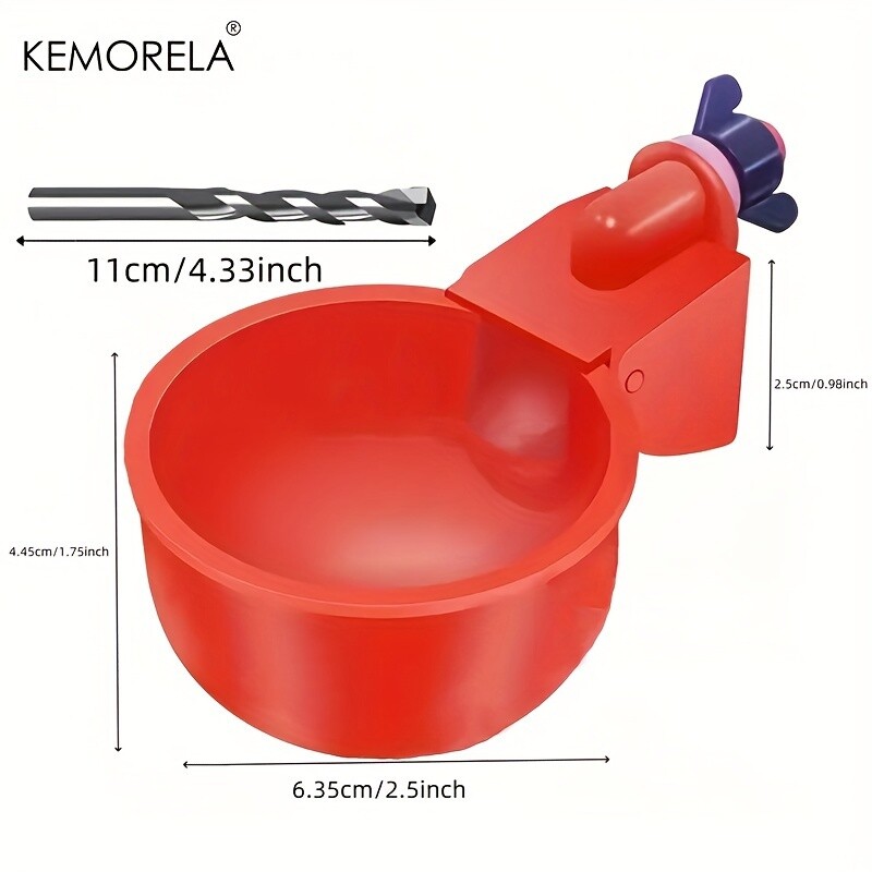 16 zdjelica za hranjenje kokoši automatska voda za piće za patke i ptice automatska hranilica za perad s bušilicom i postoljem