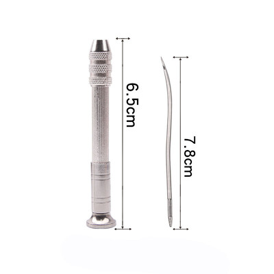 Ādas šūšanas auklas komplekts nerūsējošā tērauda Ādas šūšanas zīles adata ar roktura komplektu Ādas audekls telts apavu labošanas rīki