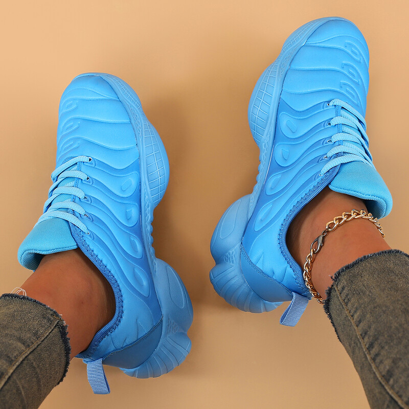 Noua culoare bomboană bărbați pantofi cu fundul transparent pantofi de alergare femei pantofi de drumeție cuplu toamnă curcubeu pantofi sport en-gros