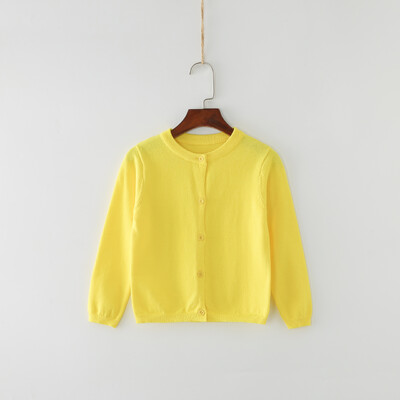 Pavasara rudens bērniem trikotāžas jaciņa džemperis meiteņu zīdainim volānveida apkakle ar garām piedurknēm topi mētelis bērniem kokvilnas modes meiteņu jaka